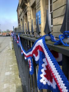knitted bunting