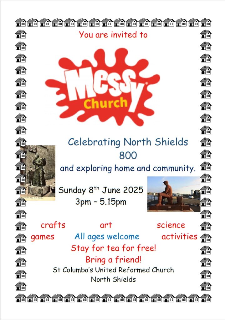 Messy Church flyer 8 June