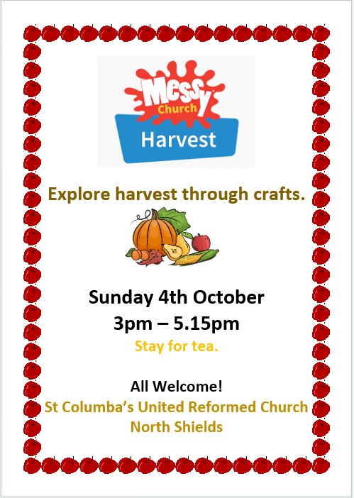 Messy Harvest flyer